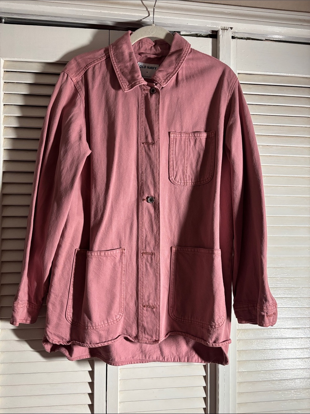 Old Navy Dusty Rose Utility Jacket